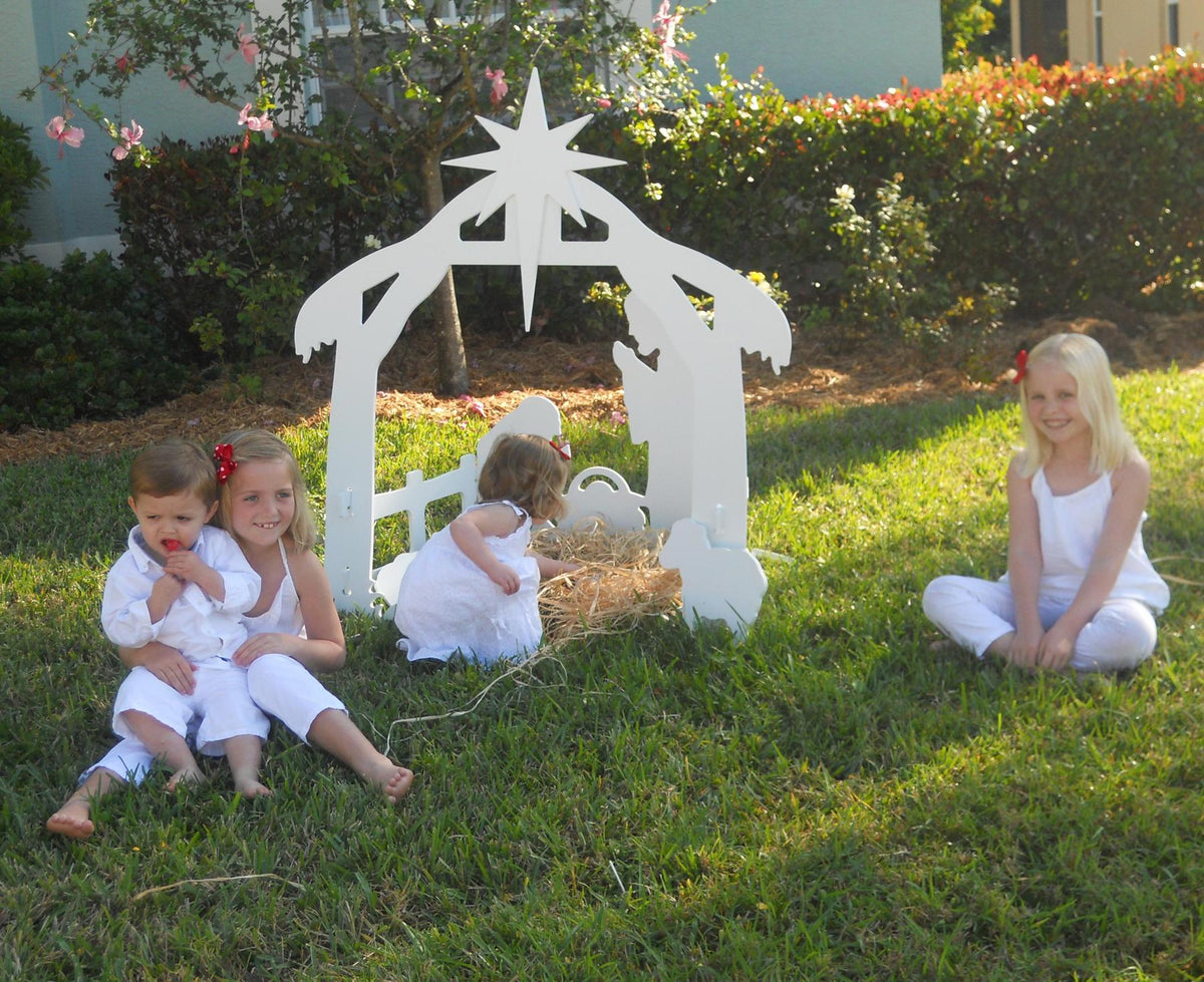 Weatherproof Outdoor Christmas Nativity Scene