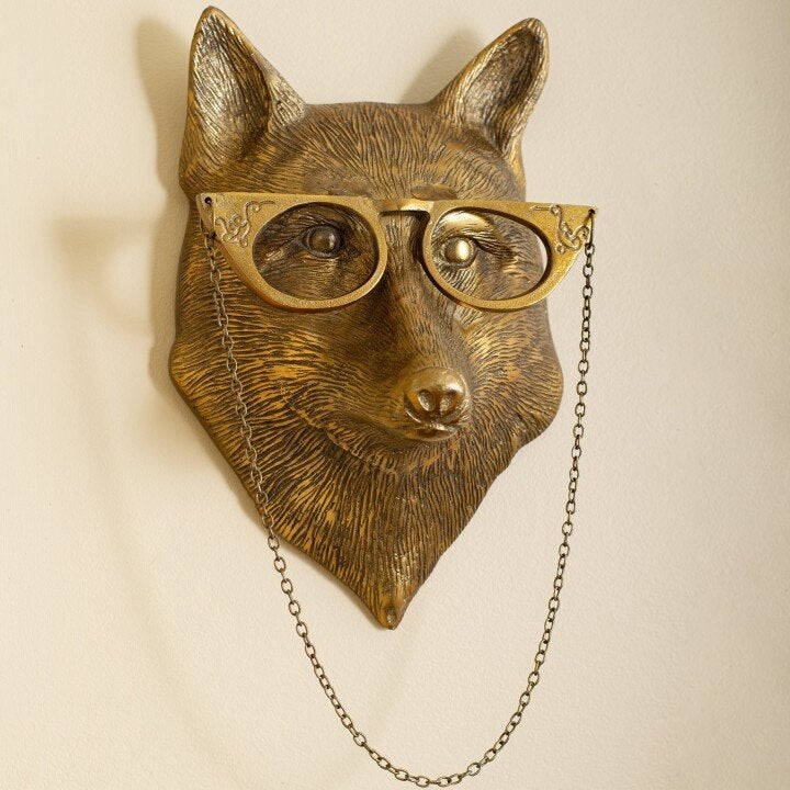 Whimsical Animal Head Wall Sculptures