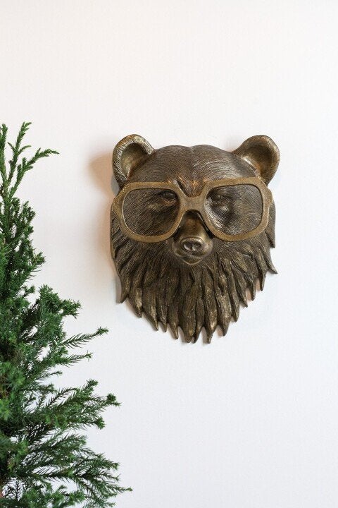 Whimsical Animal Head Wall Sculptures