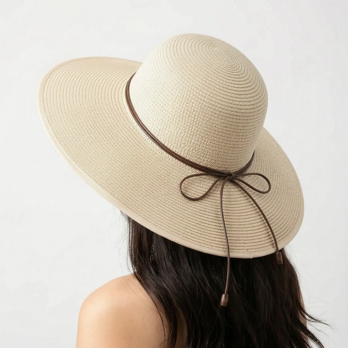 Wide-Brim Floppy Sun Hat