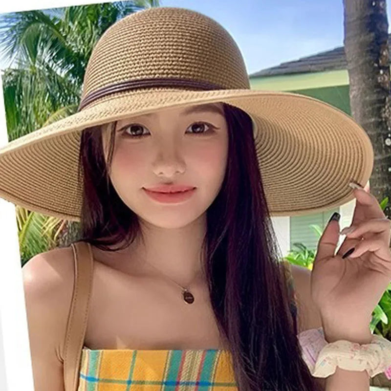 Wide-Brim Floppy Sun Hat
