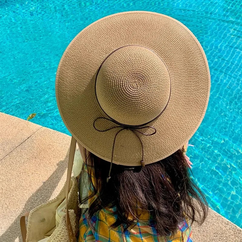 Wide-Brim Floppy Sun Hat