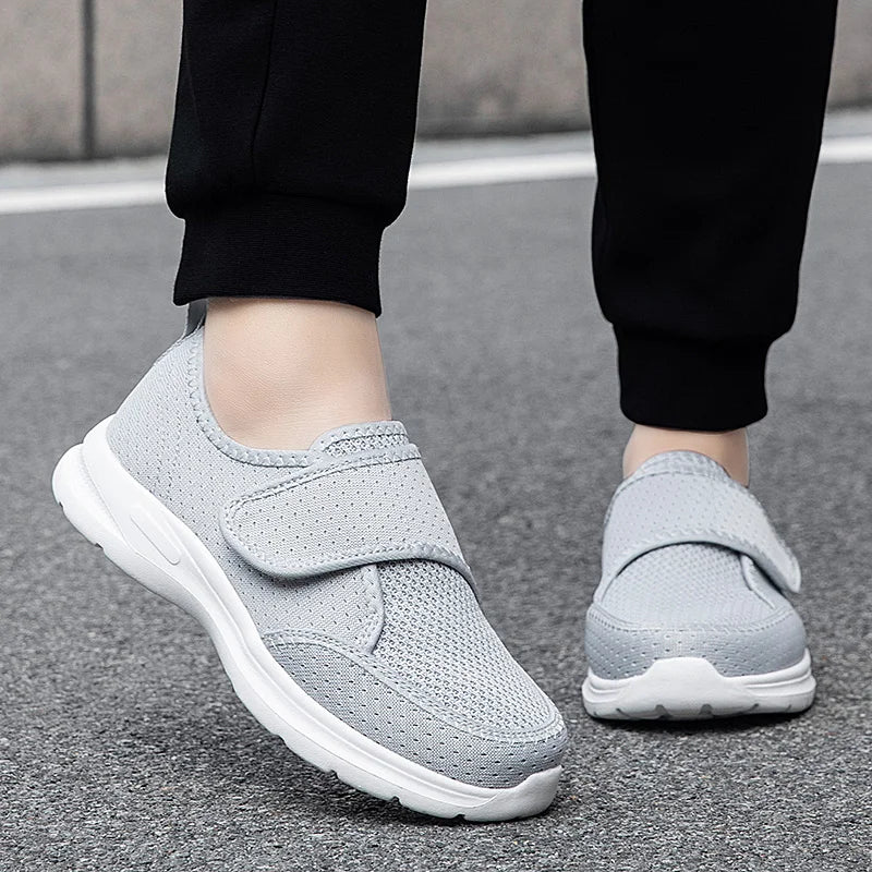 Wide Fit Adjustable Walking Shoes
