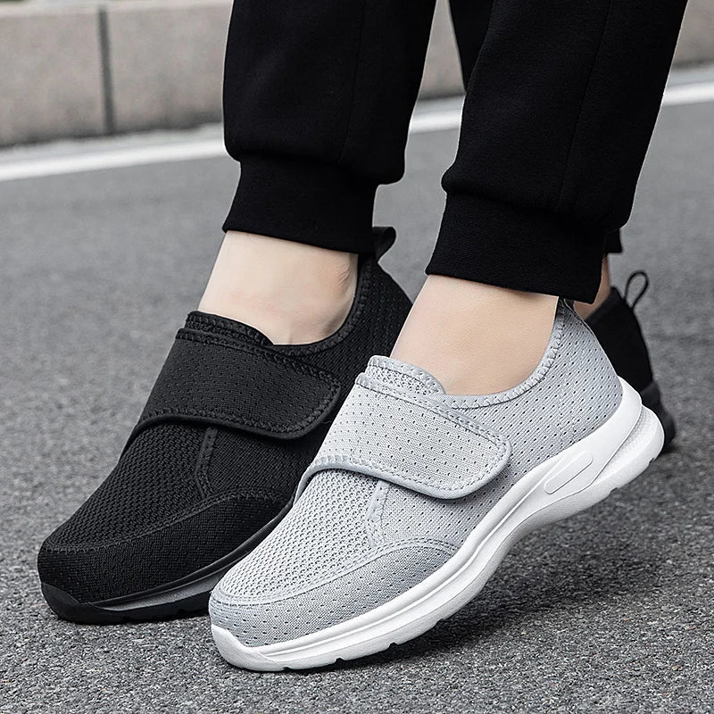 Wide Fit Adjustable Walking Shoes