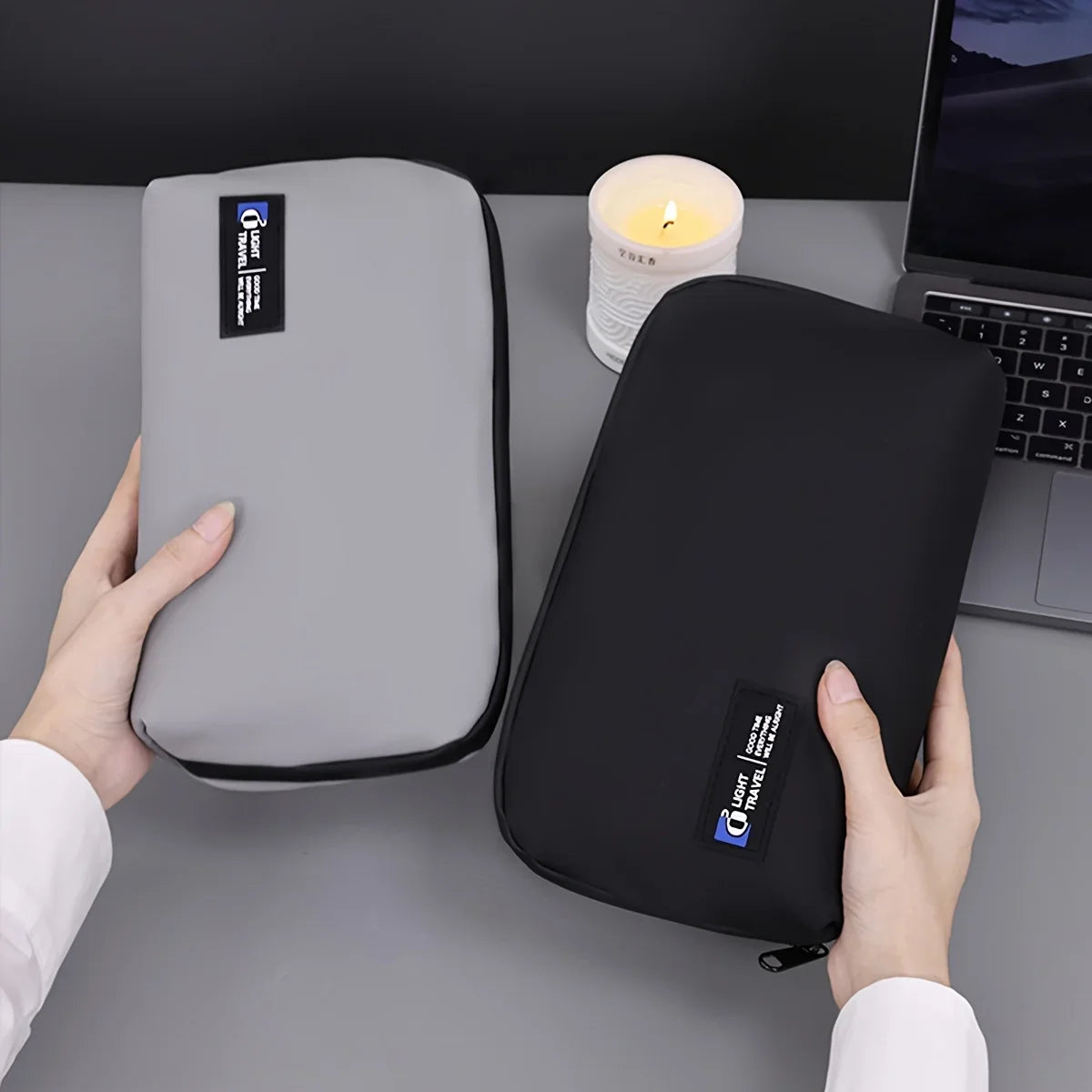 Wide-Opening Tech Organiser