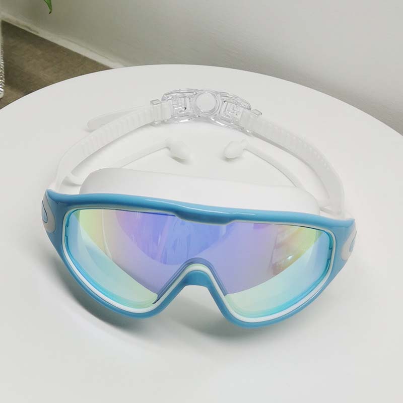 Wide-View Anti-Fog Swimming Goggles