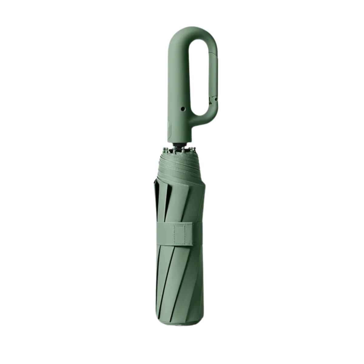Windproof Automatic Folding Umbrella with Large Buckle Handle – Compact and Durable