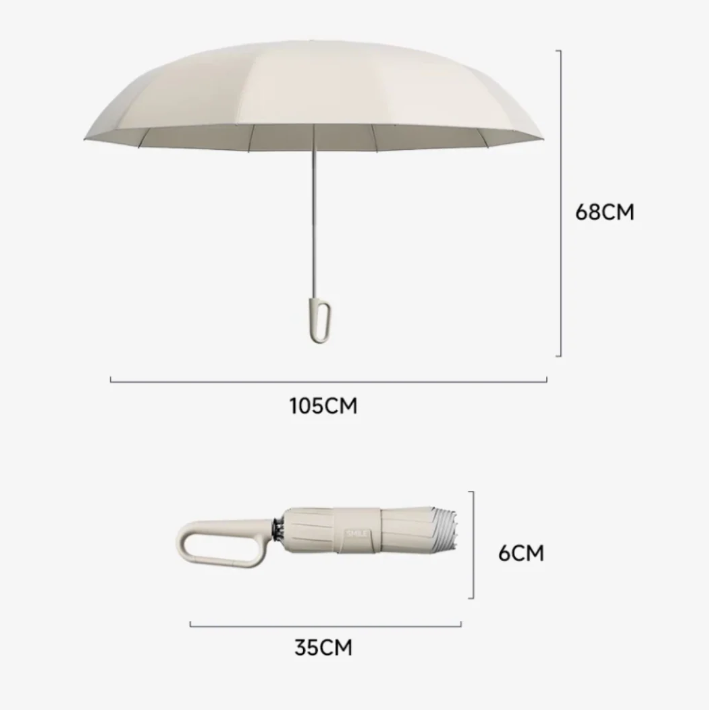 Windproof Umbrella with Reflective Edge