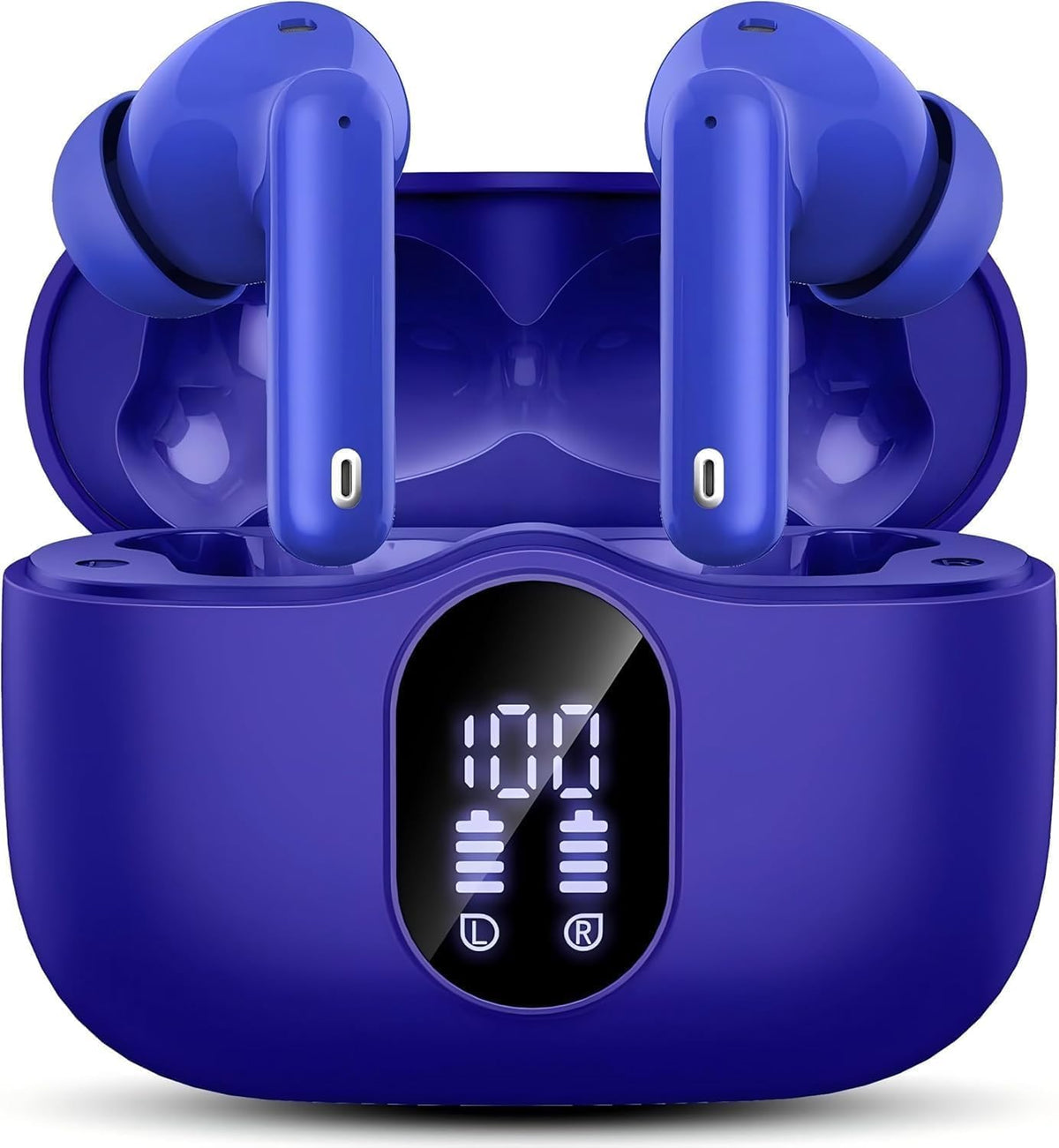 Wireless Bluetooth Headphones with Noise Cancelling Display