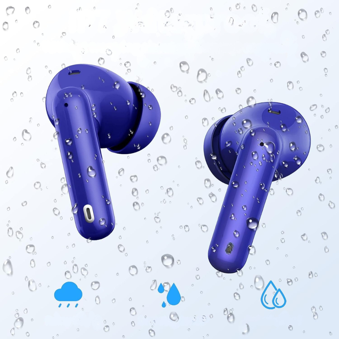 Wireless Bluetooth Headphones with Noise Cancelling Display