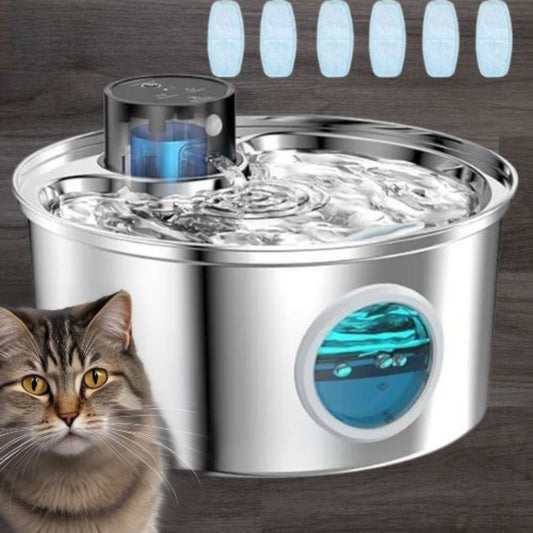 Wireless Cat Water Fountain | Battery-Operated Hydration