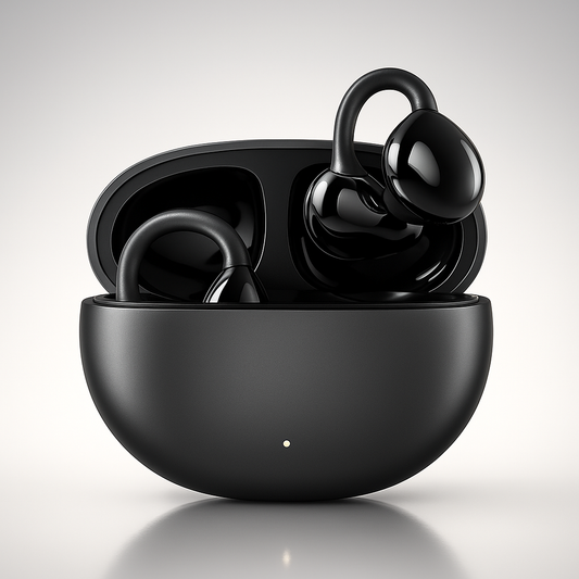 Wireless Clip-On Bluetooth Earbuds - Open-Ear with Clear Sound
