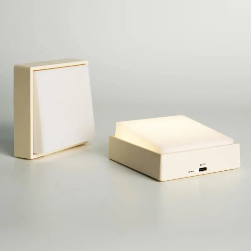 Wireless Dimmable Night Light - Rechargeable with Timer & Magnetic Mount