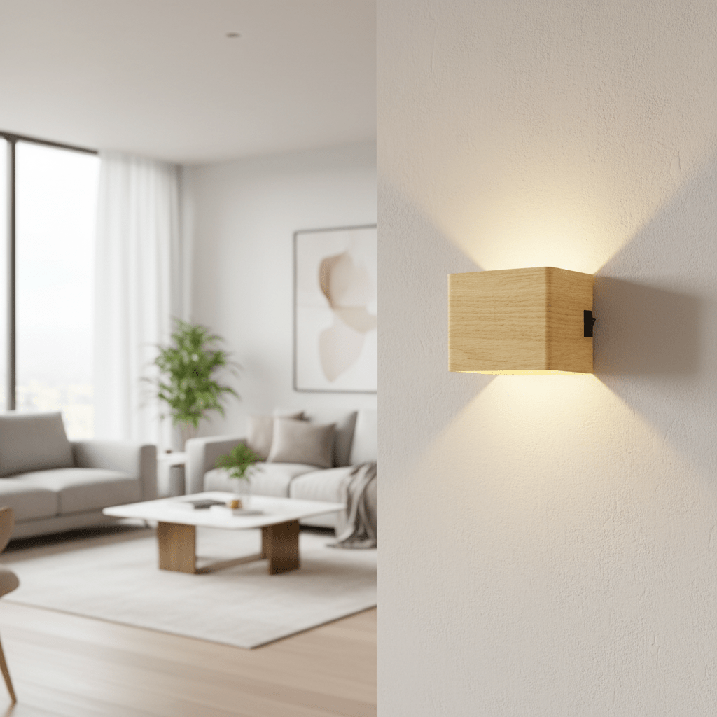 Wireless LED Wall Sconce with Adjustable Light Beam