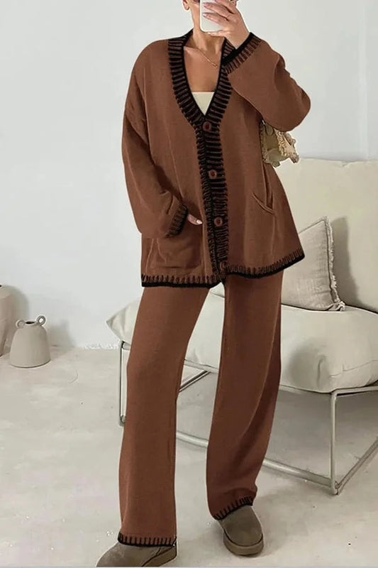 Women's 2-Piece Loungewear Set for Casual and Home Wear