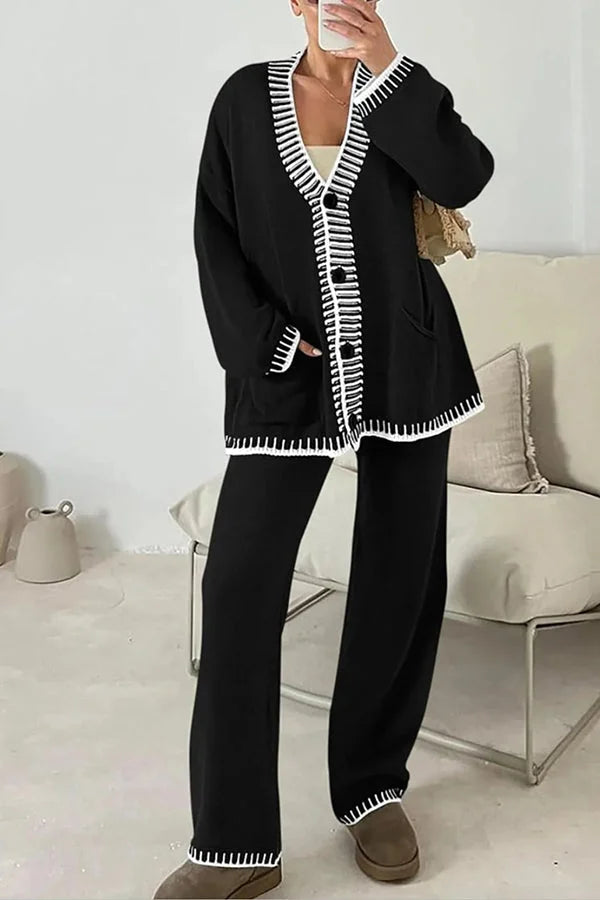 Women's 2-Piece Loungewear Set for Casual and Home Wear
