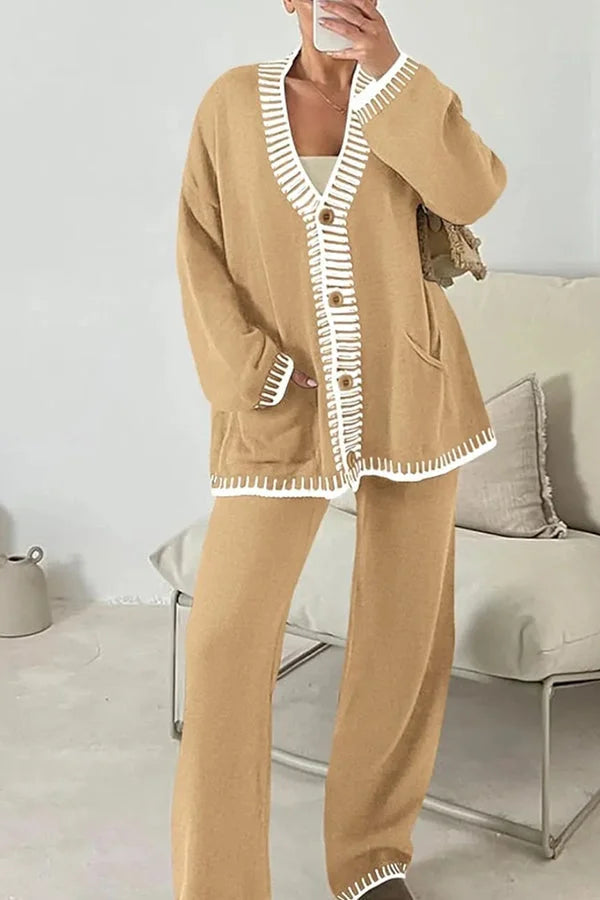 Women's 2-Piece Loungewear Set for Casual and Home Wear