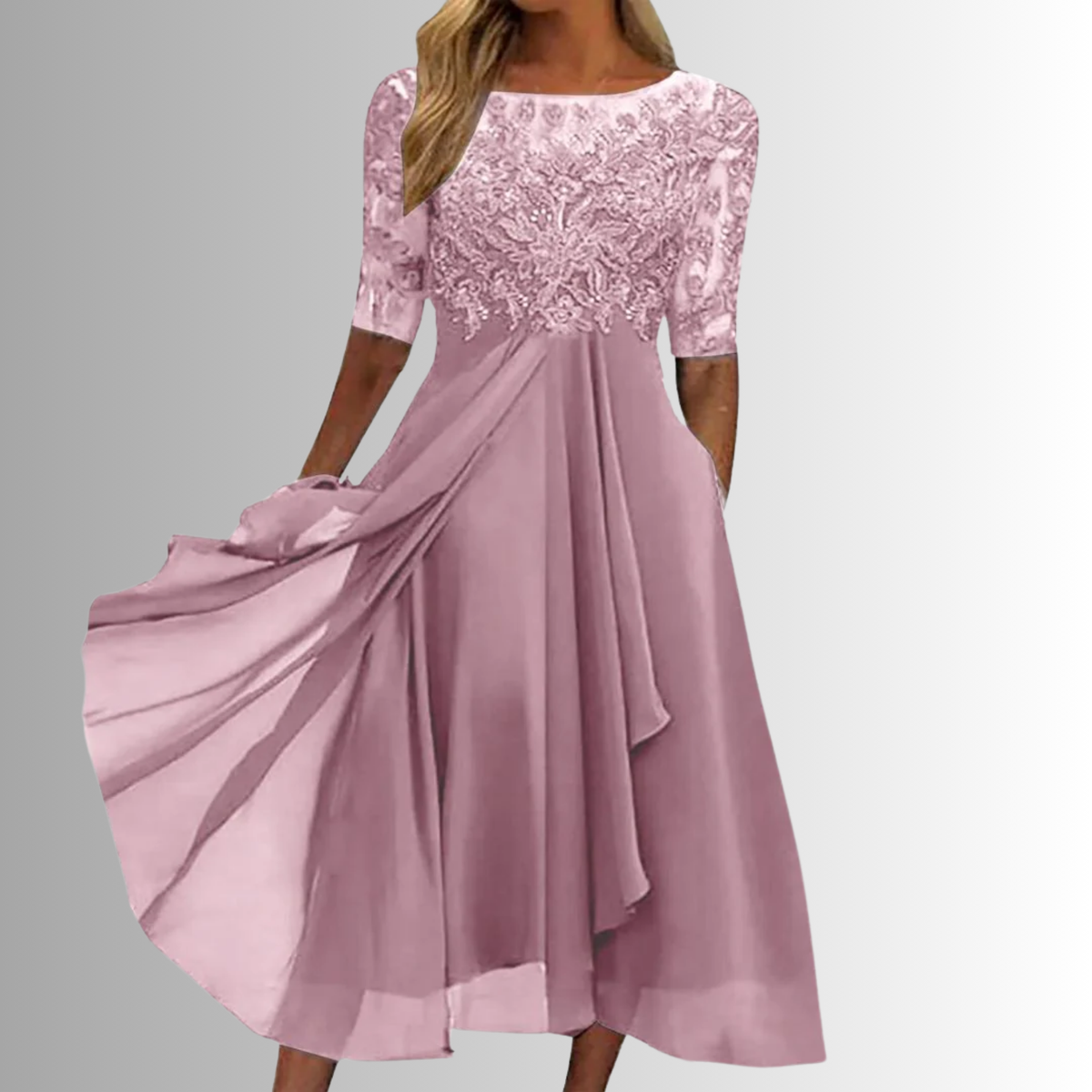 Women's A-Line Midi Dress