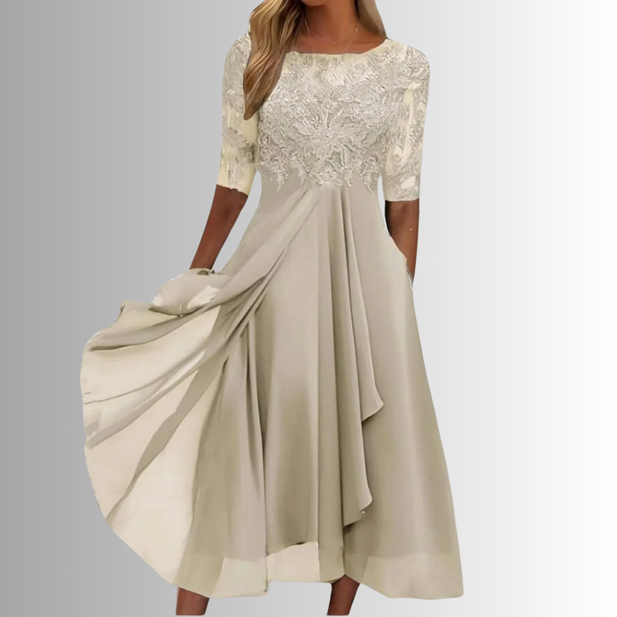 Women's A-Line Midi Dress