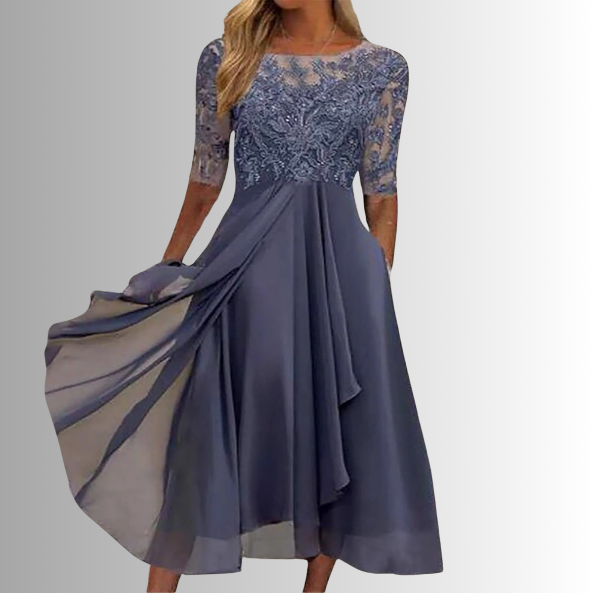 Women's A-Line Midi Dress