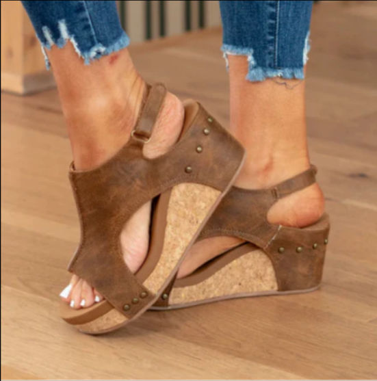 Women's Ankle Strap Wedge Sandals