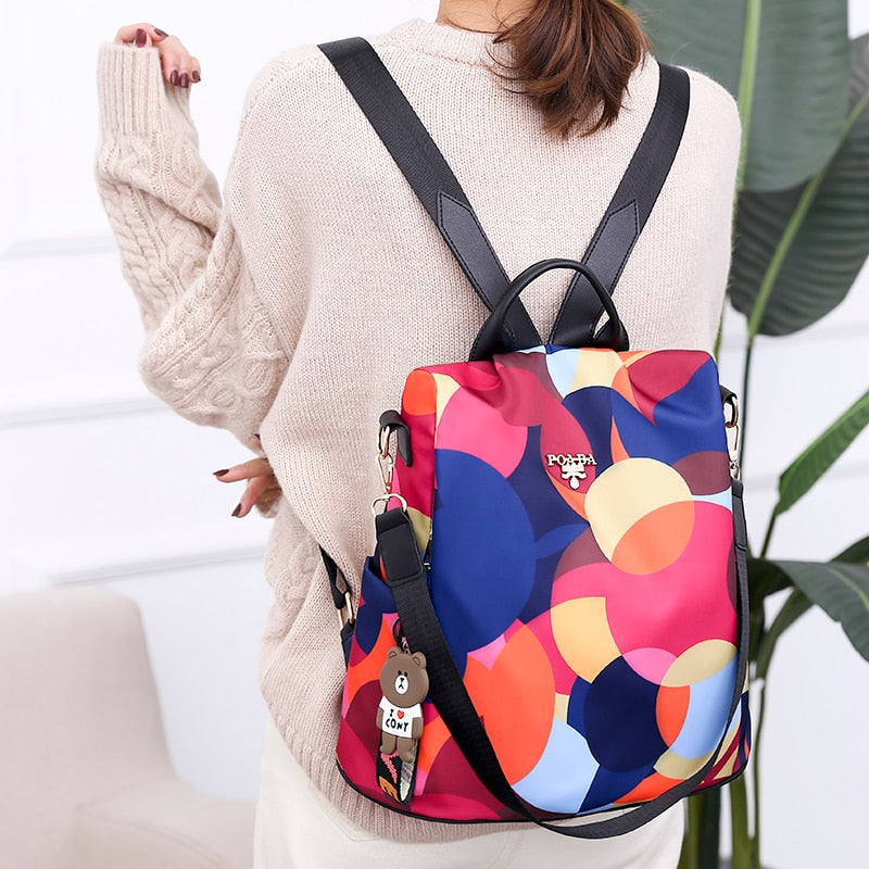 Women's Anti-Theft Backpack – Secure, Water-Resistant & Stylish