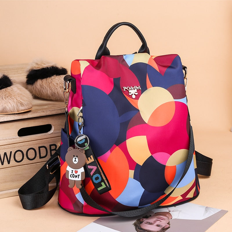 Women's Anti-Theft Backpack – Secure, Water-Resistant & Stylish