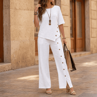 Women's Asymmetric Two-Piece Set