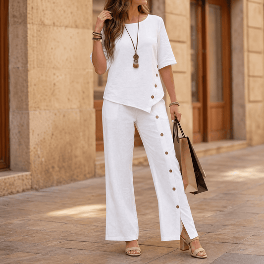 Women's Asymmetric Two-Piece Set