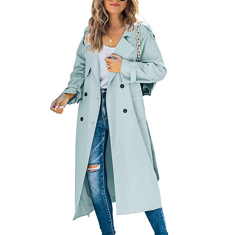 Women's Autumn Long Trench Coat