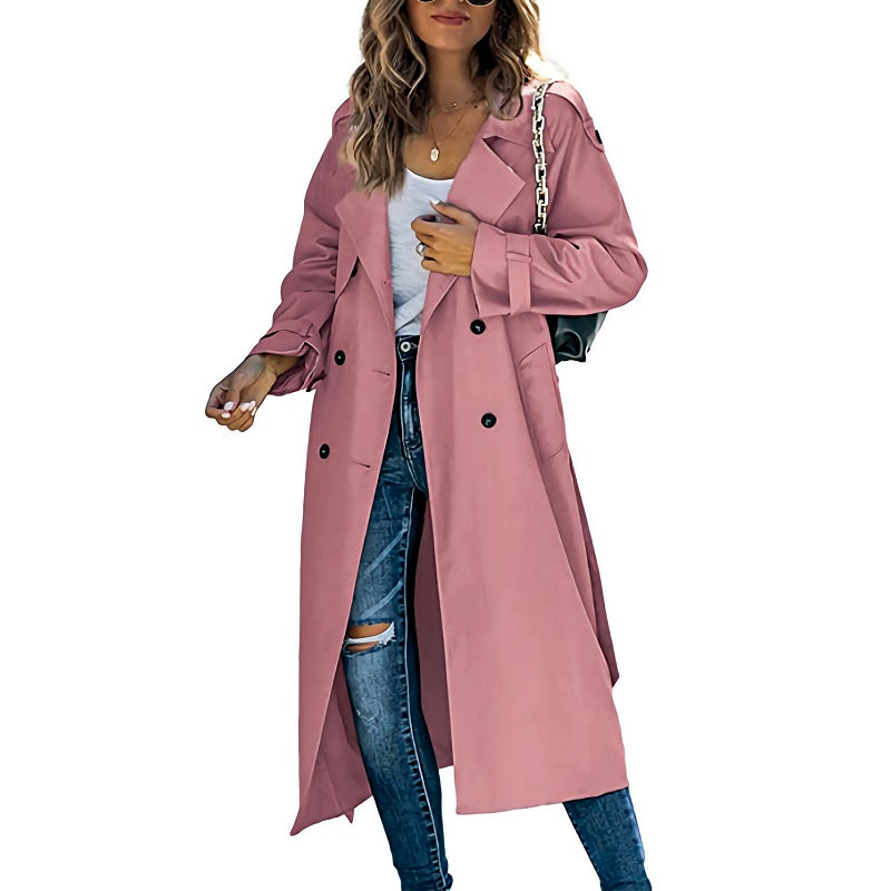 Women's Autumn Long Trench Coat
