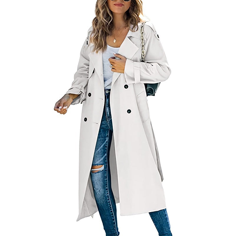 Women's Autumn Long Trench Coat