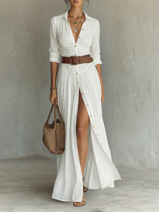 Women's Button-Down Maxi Dress