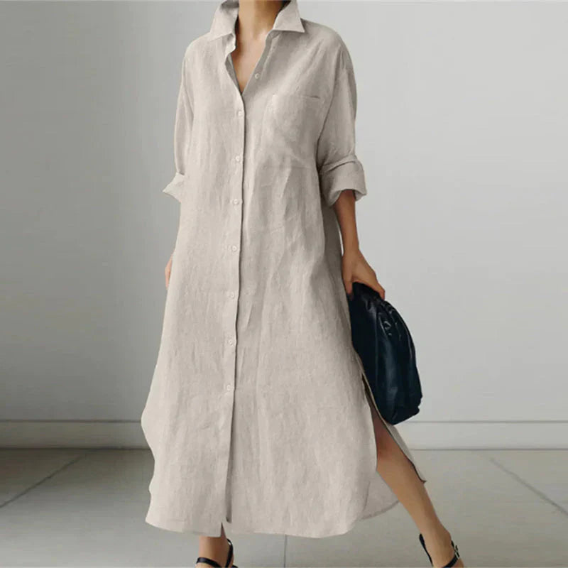 Women's Button-Down Maxi Dress