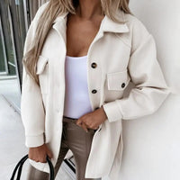 Women's Button-Down Overshirt Jacket