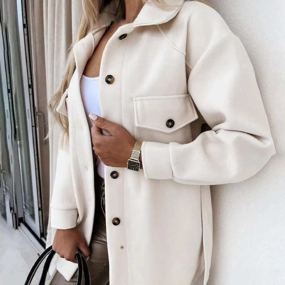 Women's Button-Down Overshirt Jacket