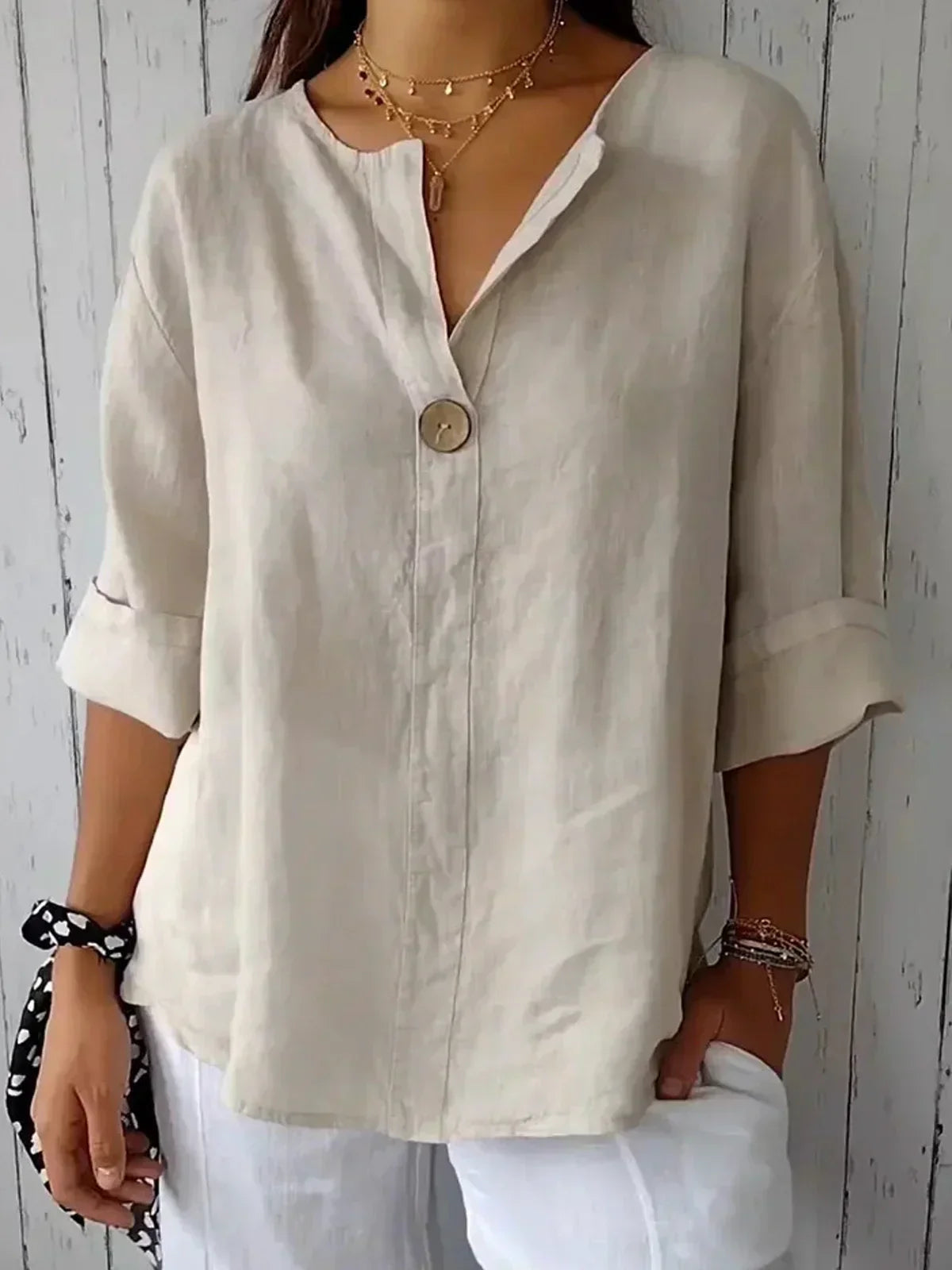 Women's Button-Up Blouse