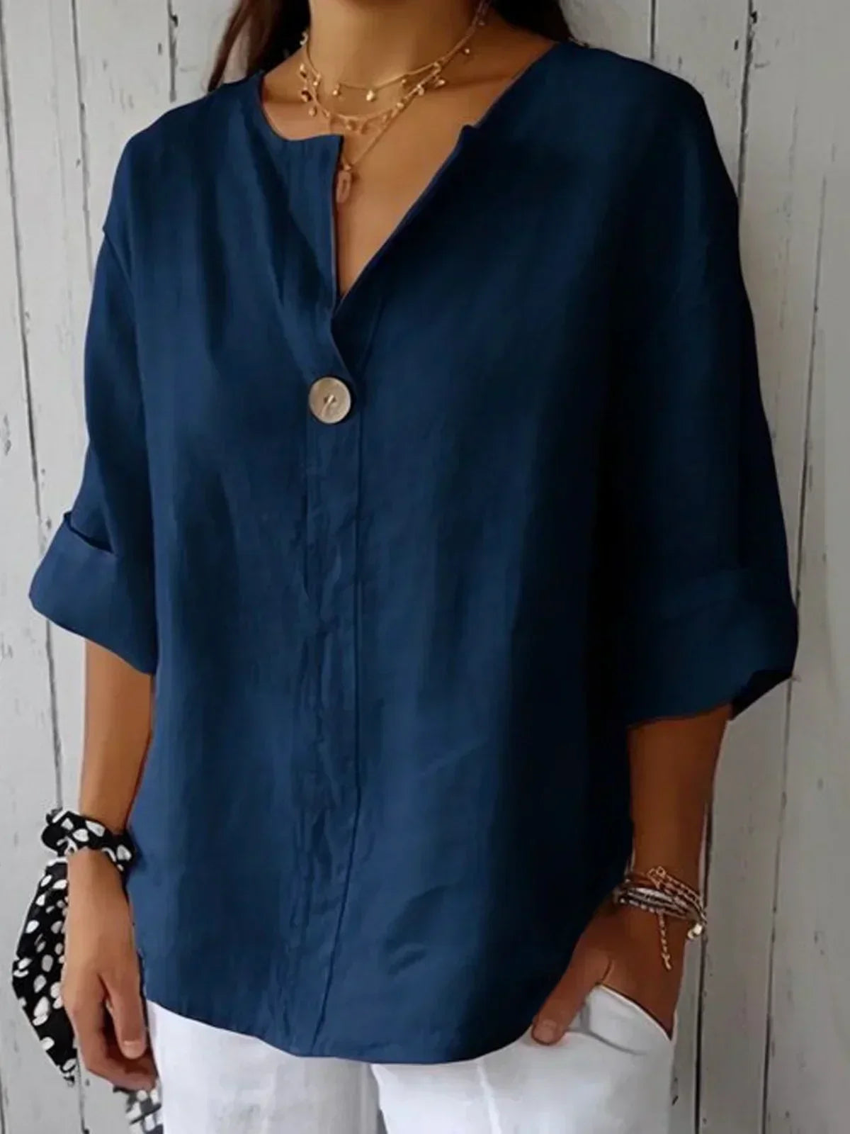 Women's Button-Up Blouse