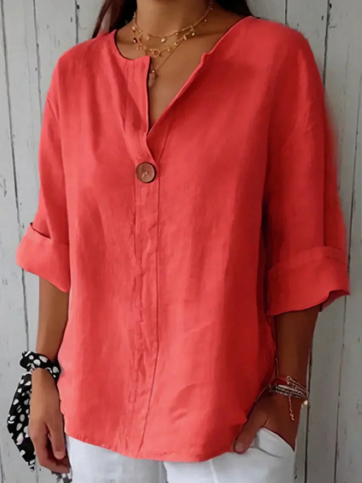 Women's Button-Up Blouse