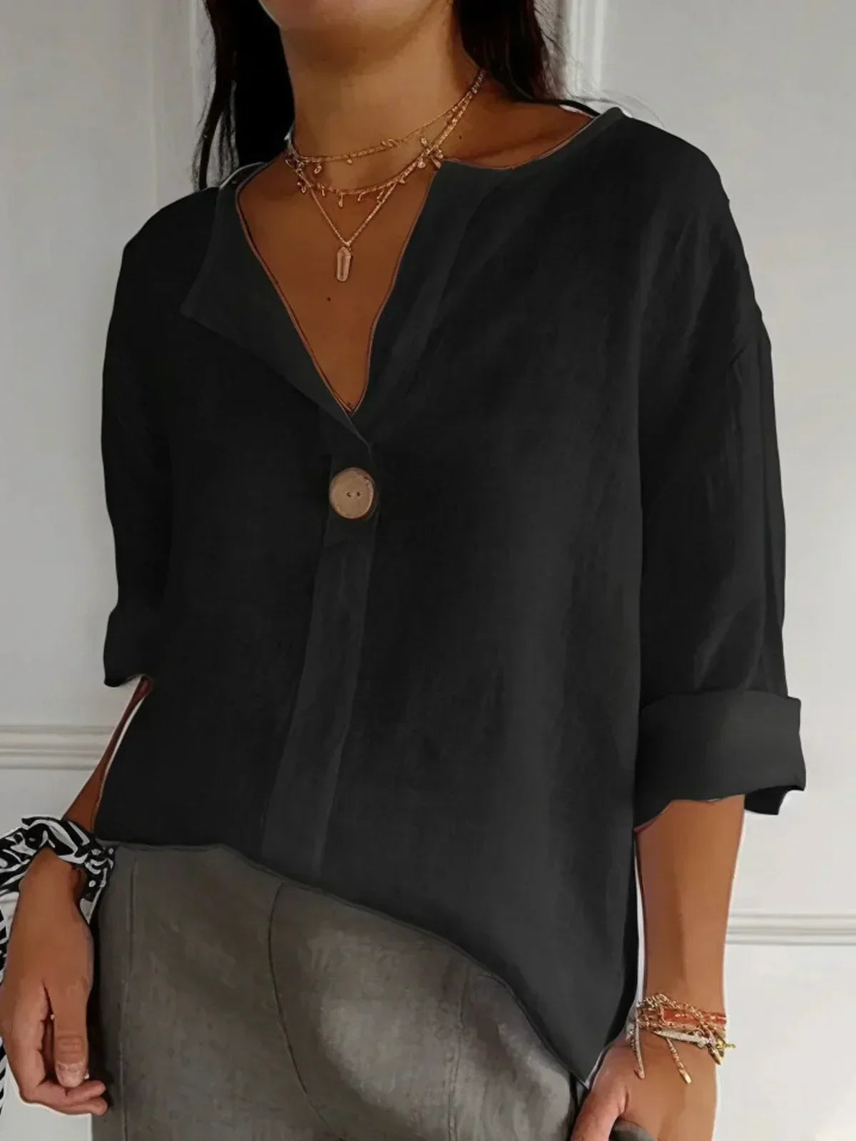 Women's Button-Up Blouse