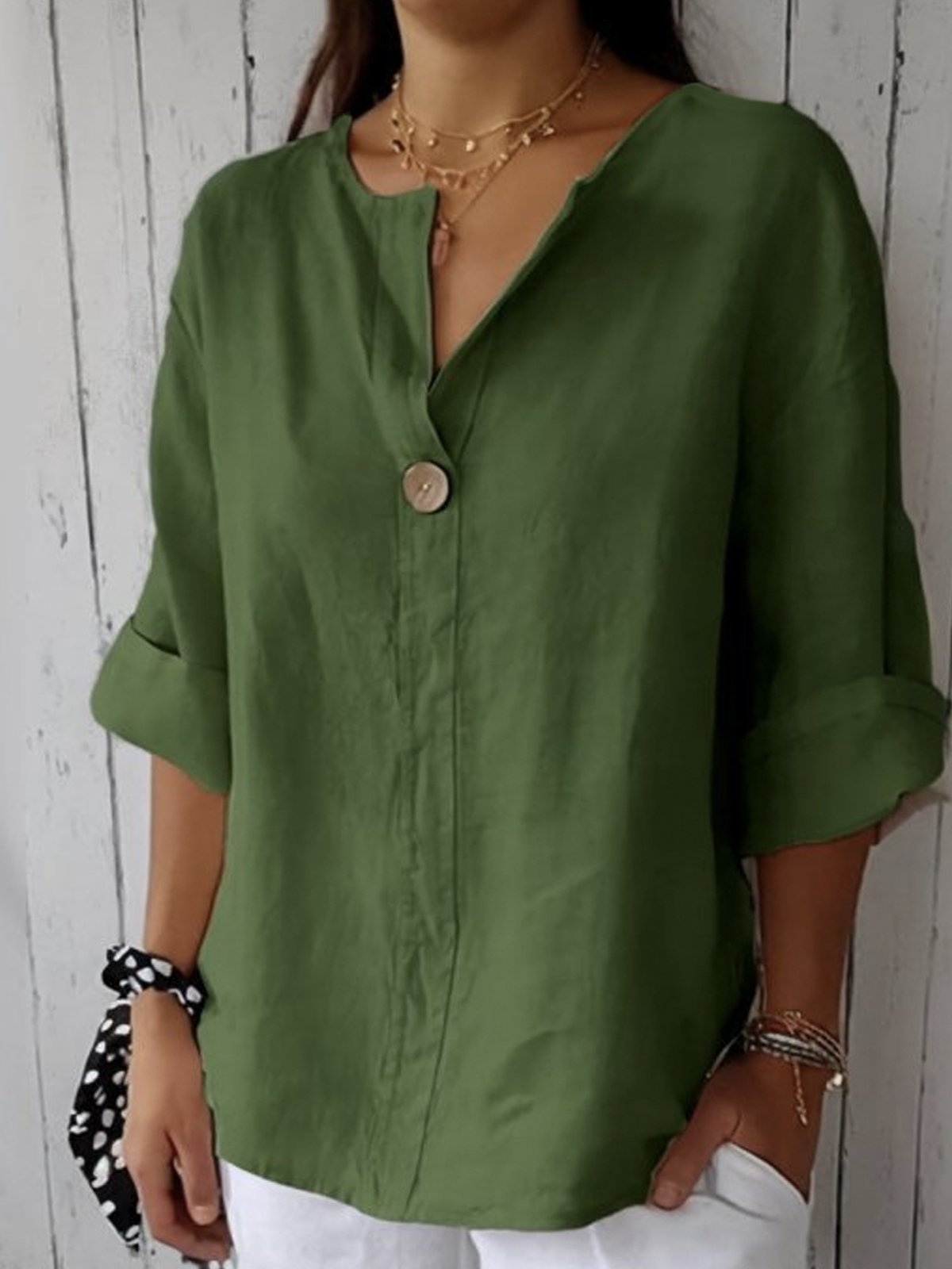 Women's Button-Up Blouse
