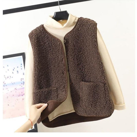 Women's Casual Button-Front Vest