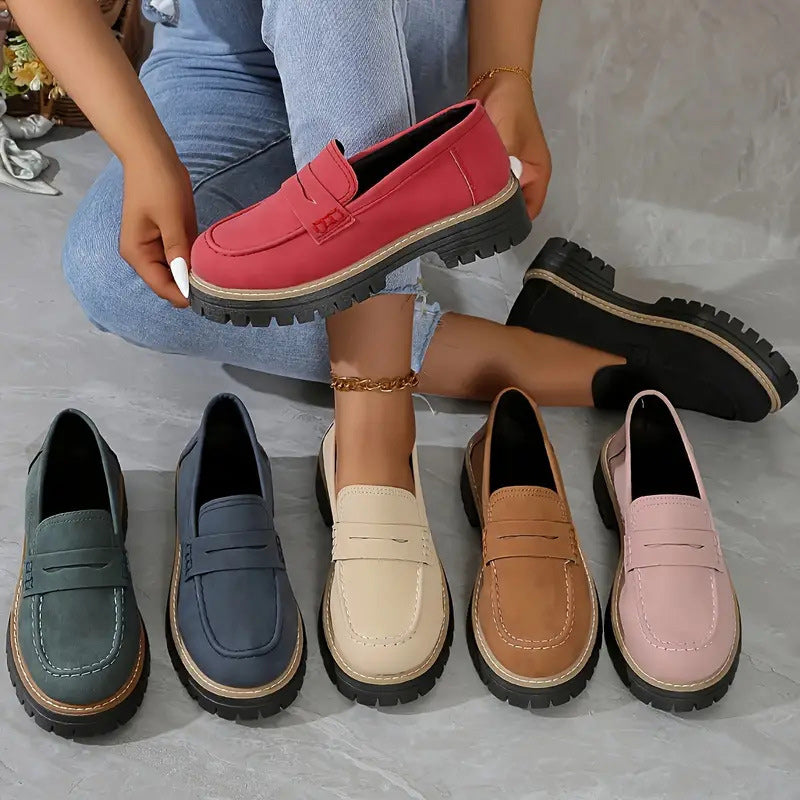 Women's Chunky Platform Loafers