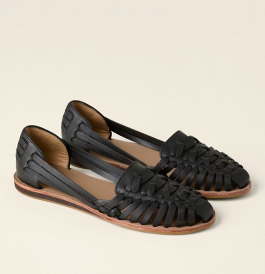 Women's Closed-Toe Woven Flat Sandals
