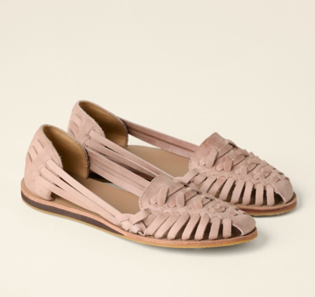 Women's Closed-Toe Woven Flat Sandals