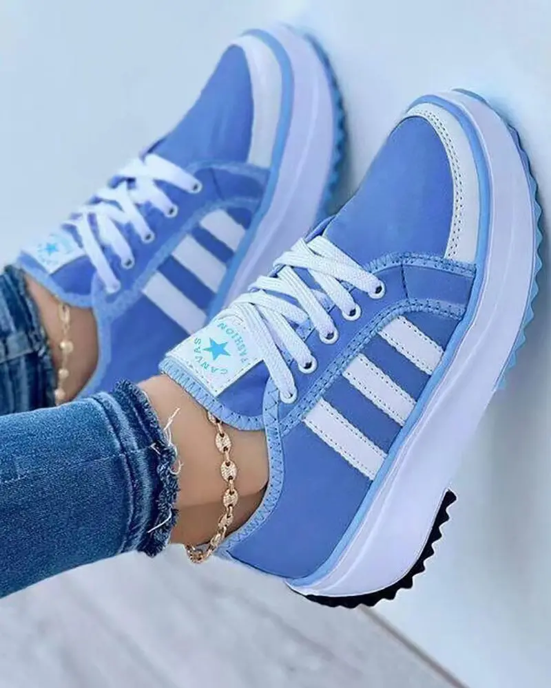 Women's Colorful Sneakers - Comfort and Style