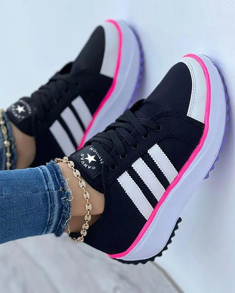 Women's Colorful Sneakers - Comfort and Style