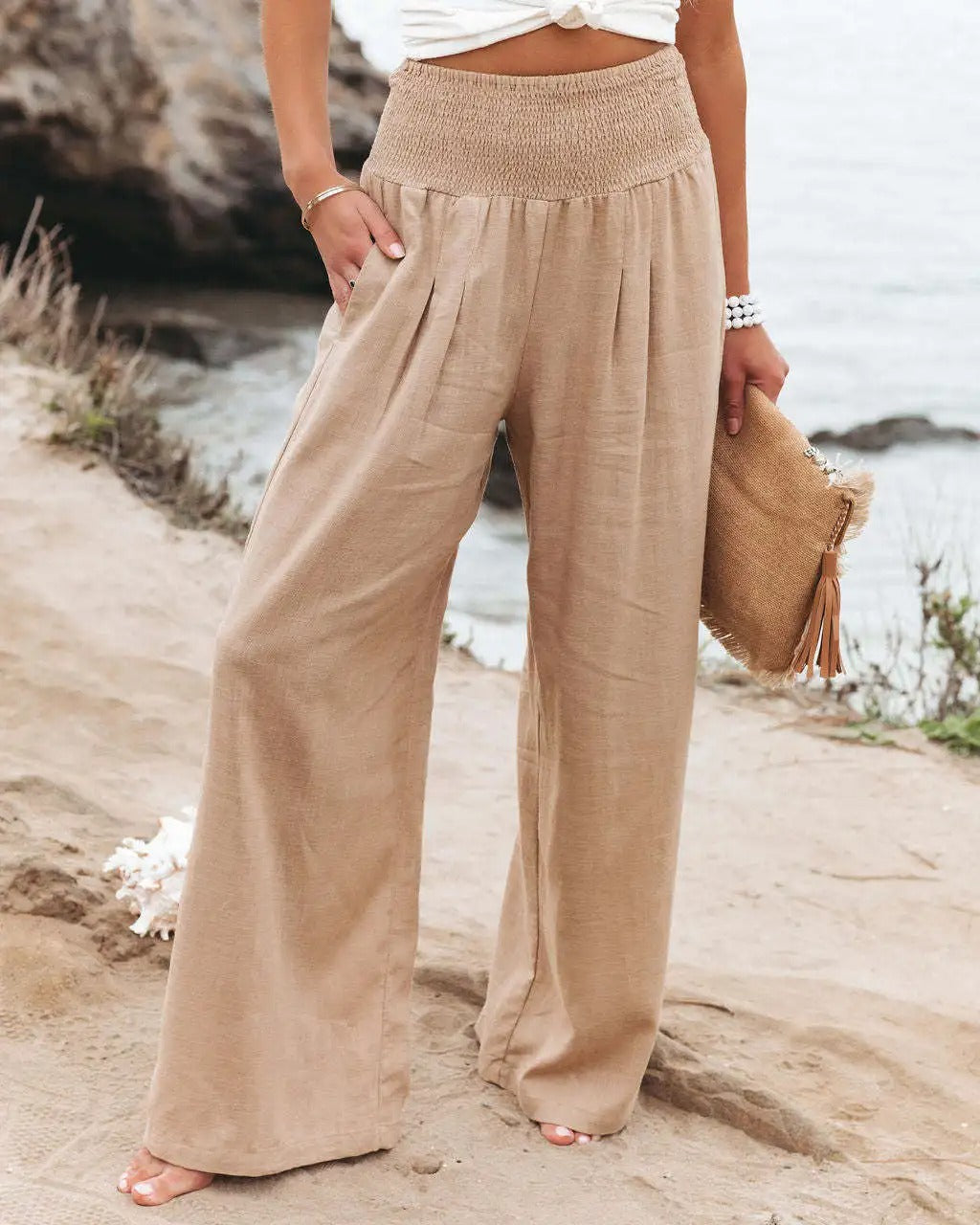 Women's Comfortable Wide-Leg Trousers