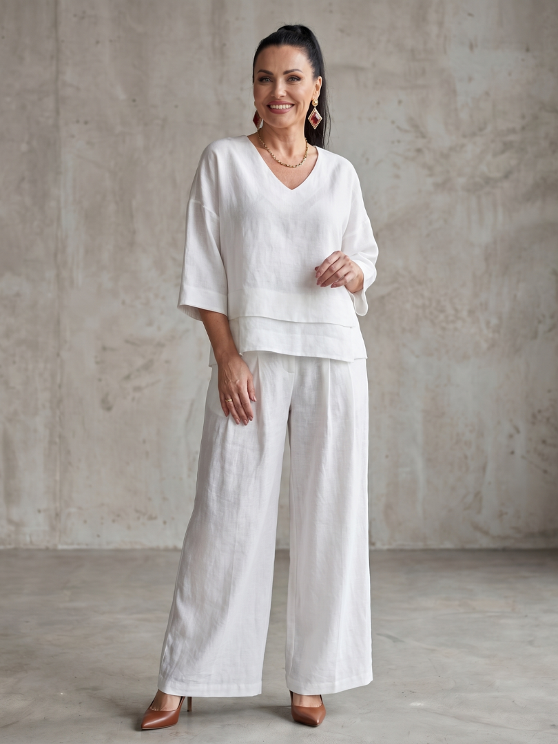 Women's Cropped Layered Set