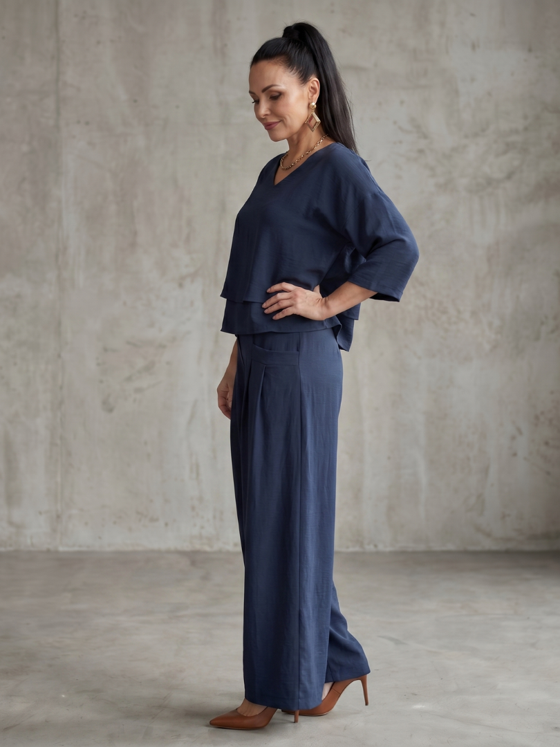 Women's Cropped Layered Set
